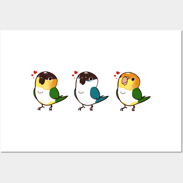 Caique Love Wall Art by Shemii